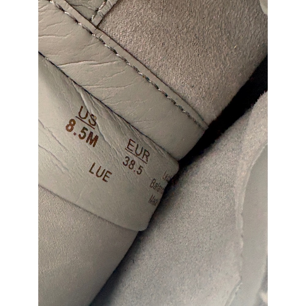 Sam Edelman Boots Lue Combat Lug Gray Women Size‎ 8.5 Water Repellent Leather - Picture 6 of 8